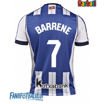 Real Sociedad Ander Barrenetxea #7 Tricou Fotbal Replică 2025-26 Barbati Acasa
